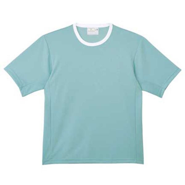 男女兼用 Ｔシャツ 高齢者ウエア パジャマ 夏用  腕が通しやすい吸汗速乾Tシャツ キラク